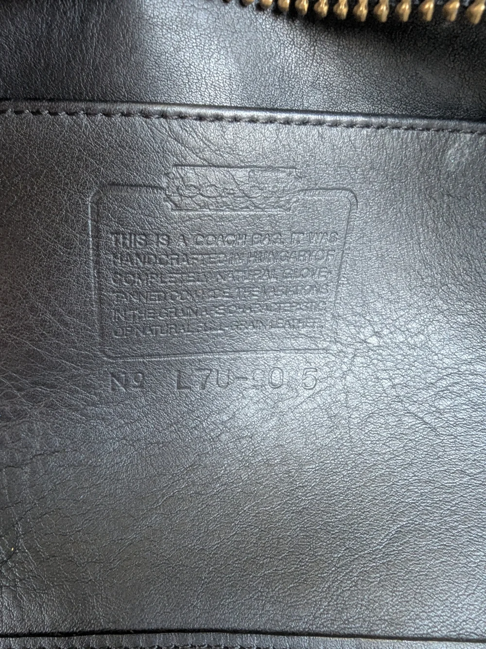 Coach vintage duffle